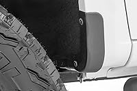 Vista 2 de Rough Country Eliminador de protectores de lodo para Chevy Silverado 1500 (2019-2026) - Tri-Blend ABS resistente, fácil instalación, incluye