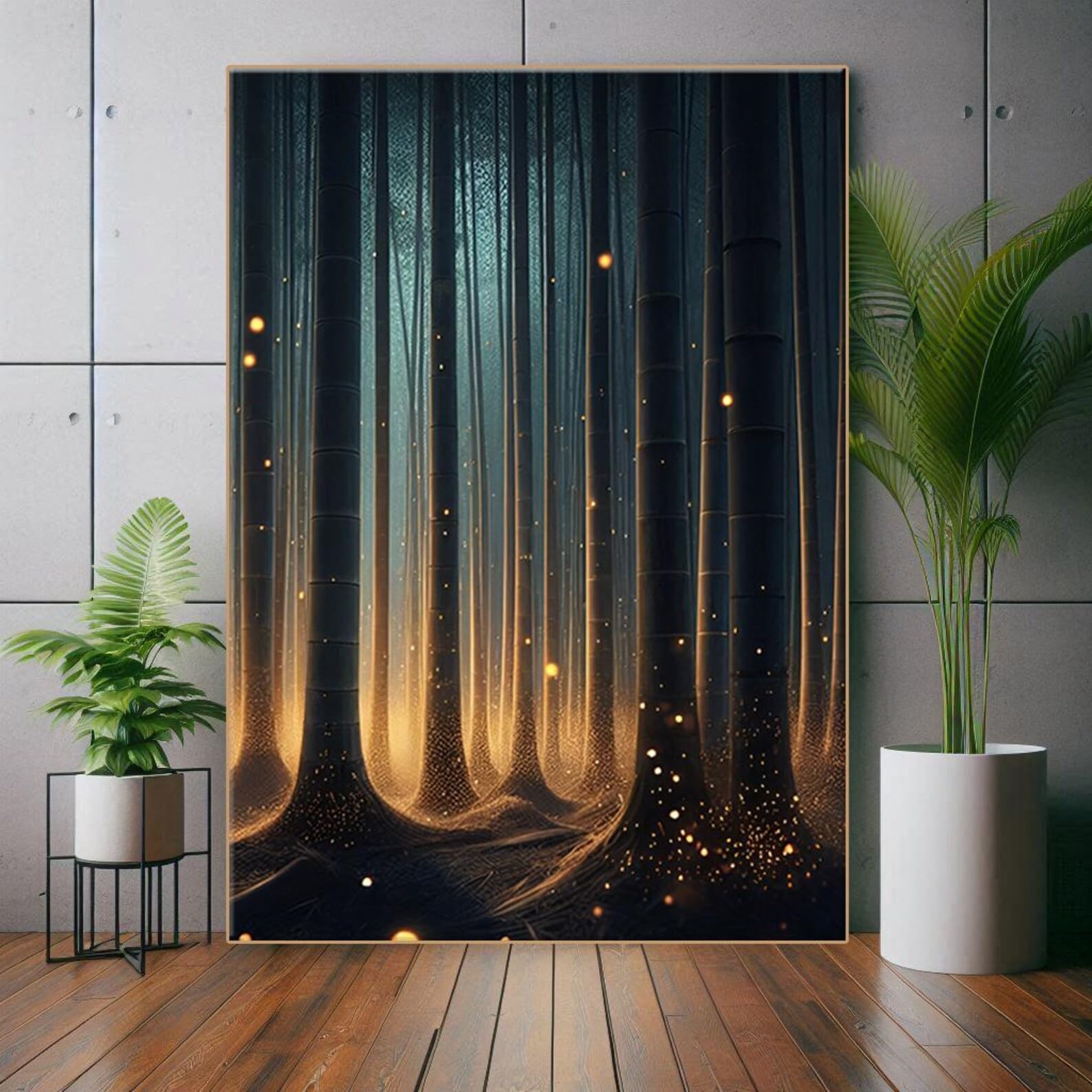 Impression Nature Bohème pour illuminer un mur sombre de chambre - 8