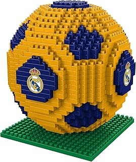 Foco Producto Oficial Real Madrid CF BRXLZ 3D de construcción de fútbol Modelo en Color Alternativo del Equipo