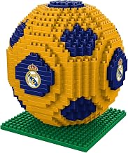 FOCO Officially Licensed BRXLZ 3D Brick Football Building Kit in Alternative Club Colours (Real Madrid CF)