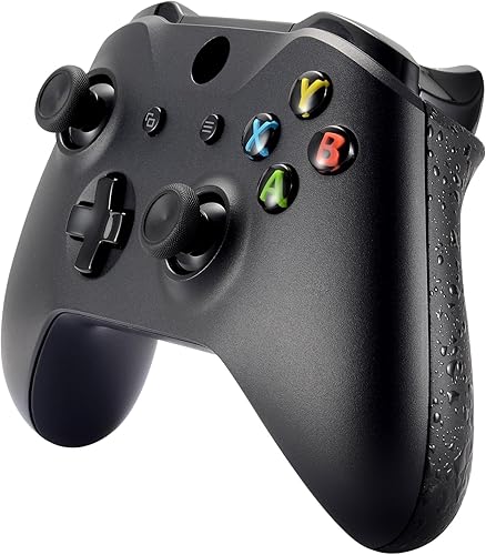 Miniatura 8 de eXtremeRate Replacement Non-Slip Side Rails Handles, Game Improvement Back Panels for Xbox One S, Xbox One X Controller - Textured Black
