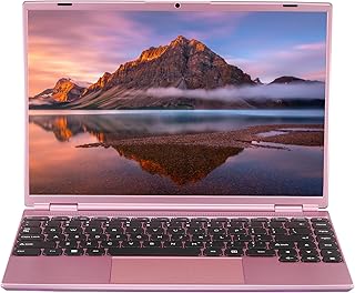 SERYUB Laptop,8GB RAM 512GB SSD Laptops,14 Inch 1920x1200 Pixels Ultrabook,Intel Celeron Quad Core J4105 Computer (up to 2.5ghz),Laptops with 5G/2.4G WiFi,USB 3.0,Type-C,Full Size Keyboard Pink