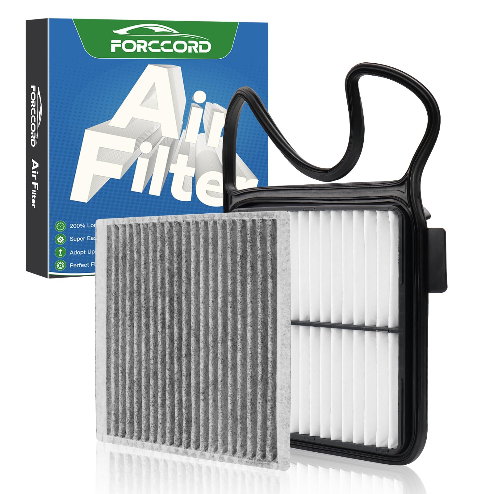 Cabin &amp; Engine Air Filter Combo for Toyota Prius 2004-2009 L4 1.5L