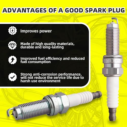 Miniatura 4 de Juego de 6 bobinas de encendido UF648 y 6 bujías de iridio compatibles con Grand Cherokee Wrangler Chrysler Jeep Dodge Avenge Charger Durango RAM