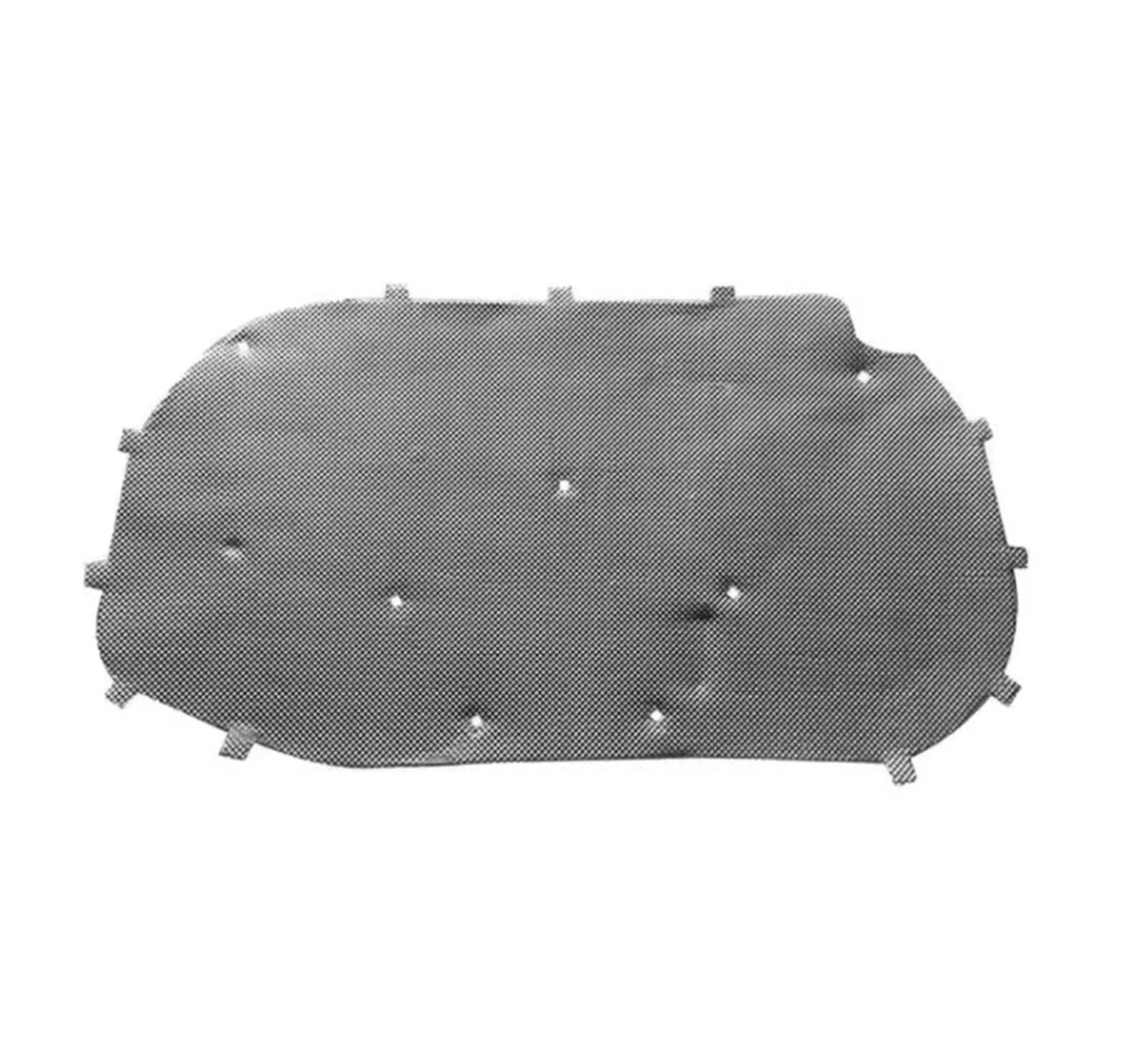 Cotton Soundproof Cover for VW for Scirocco MK3 2009~2017 Front Hood Engine Heat Insulation Pad Engine Hood Insulation Pad(Front All Aluminum)