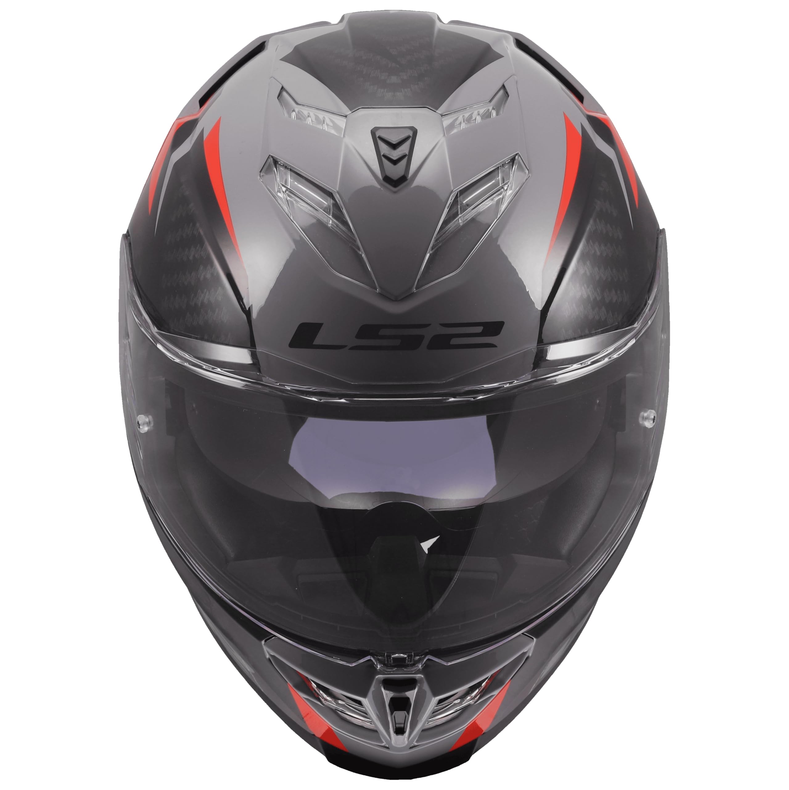 LS2, Casco Moto Integral STORM III DYNAMO Grey Red, XXS