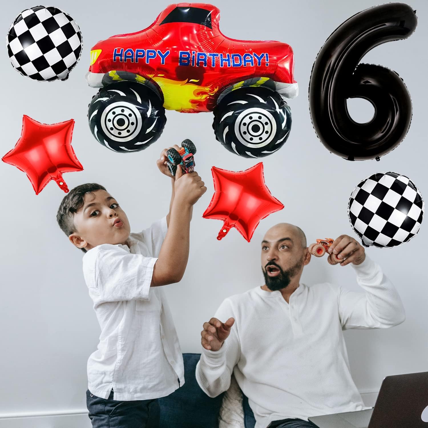 Liitata Giant Race Car Balloon - Image 5