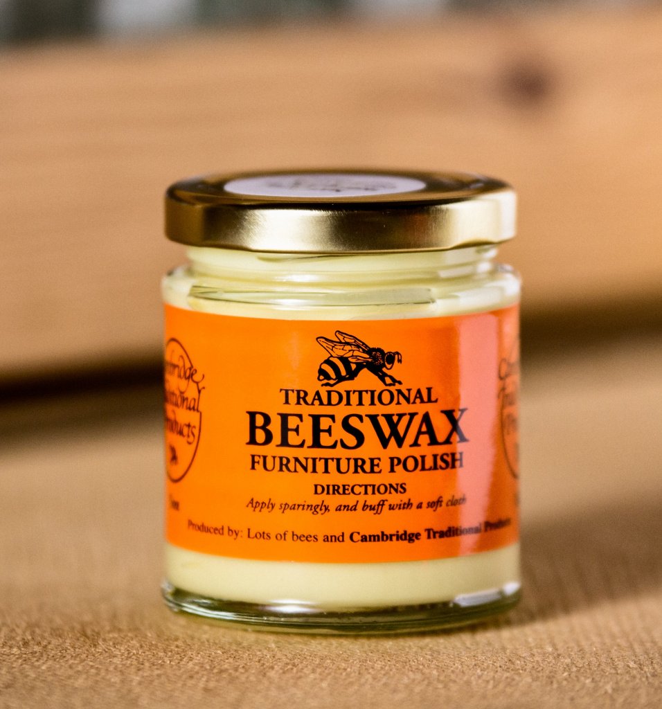 Cambridge Traditional Natural Beeswax Polish 5oz Jar (380477)