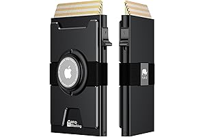 Smart Airtag Wallet Men: Metal Air Tag Wallet