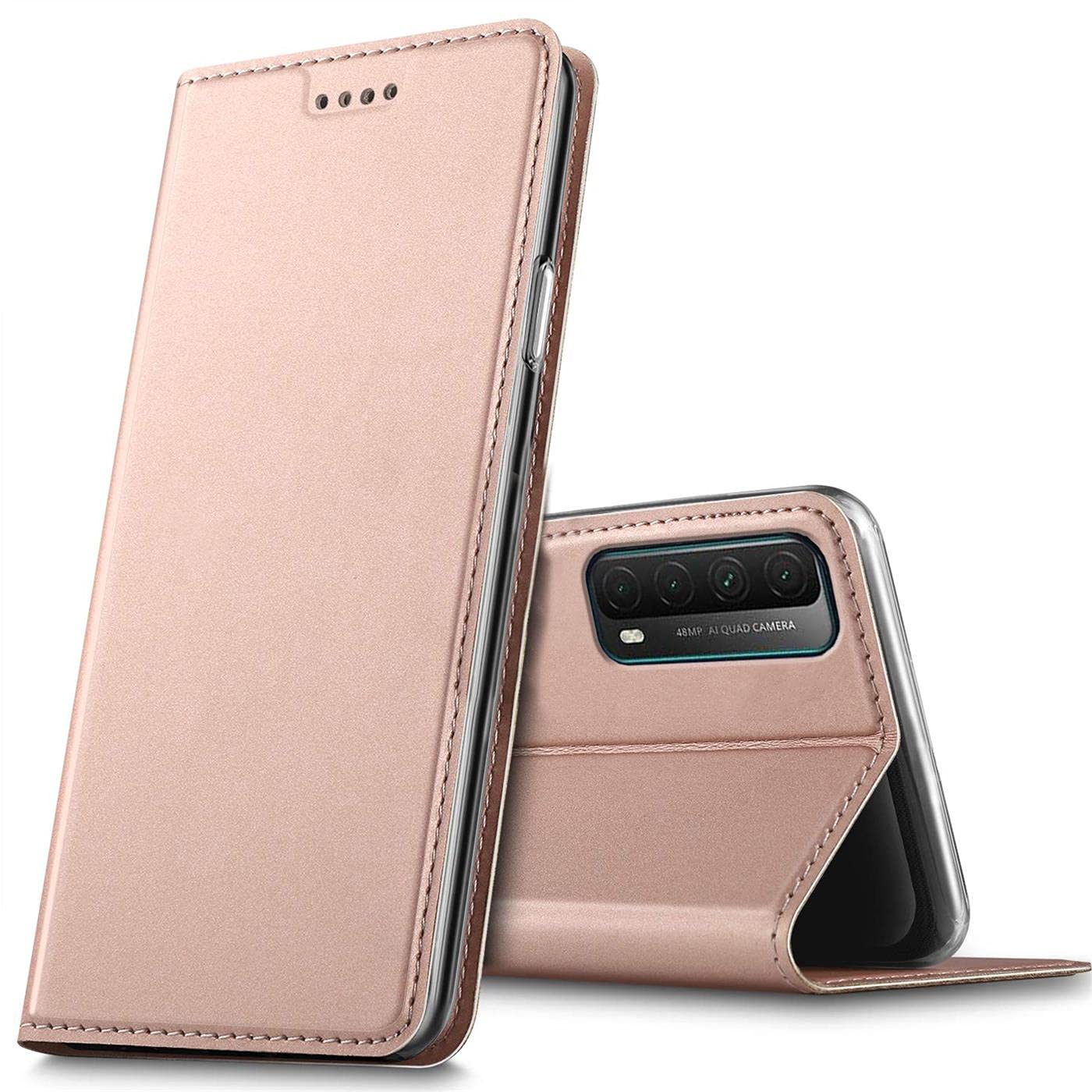 Verco Case per Huawei Y6s Custodia, Cover a Libro Pelle PU per Huawei