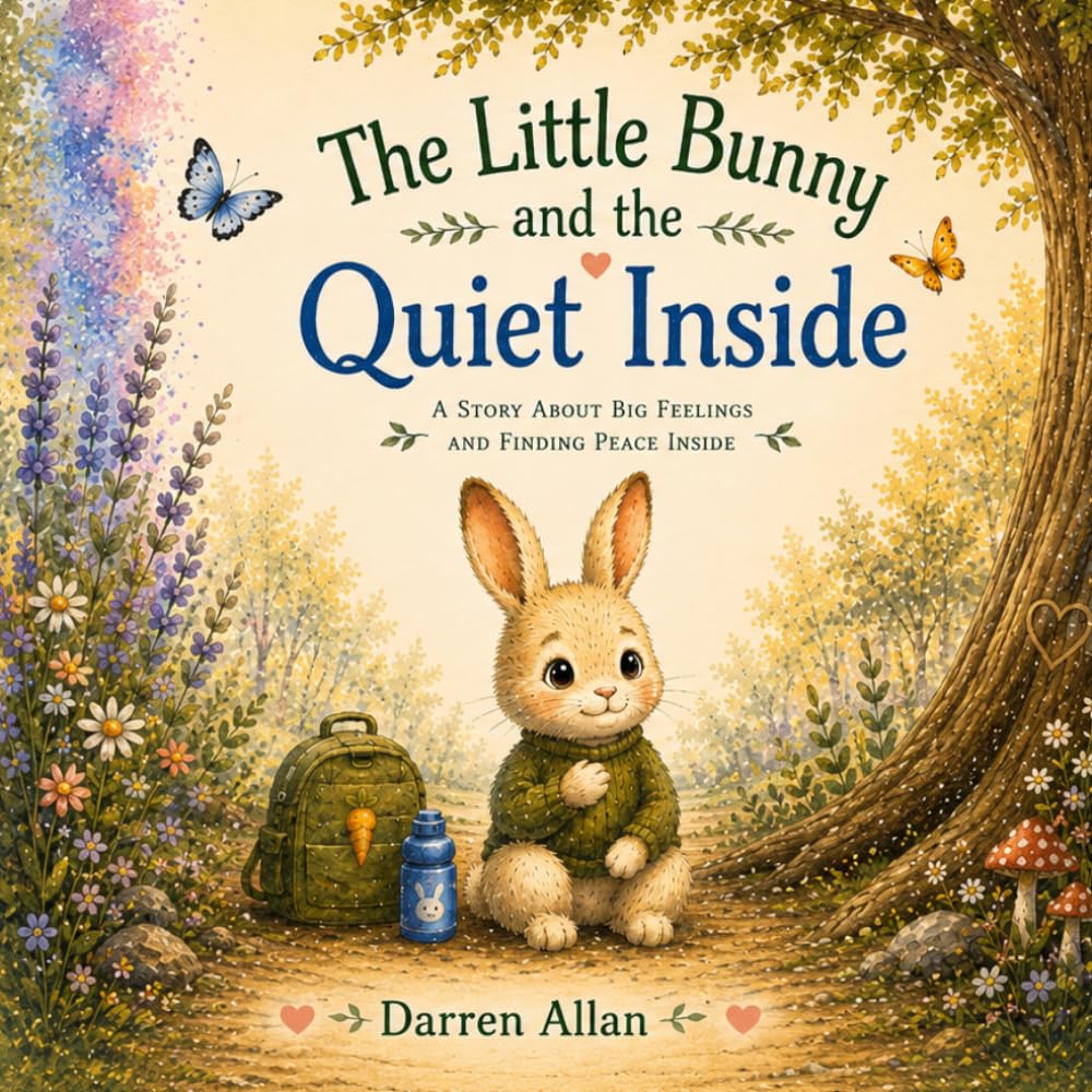 The Little Bunny and the Quiet Inside: A Story About Big Feelings and Finding Peace Inside (Little Hearts Collection)