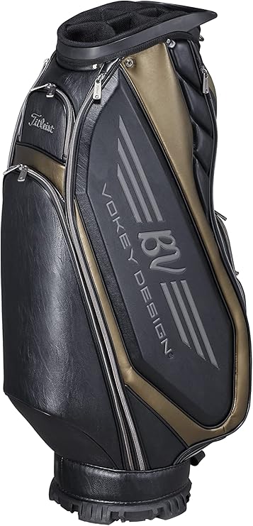 漁師キャディバッグ 帽子袋 ボーケイ キャディバッグ PUレザー