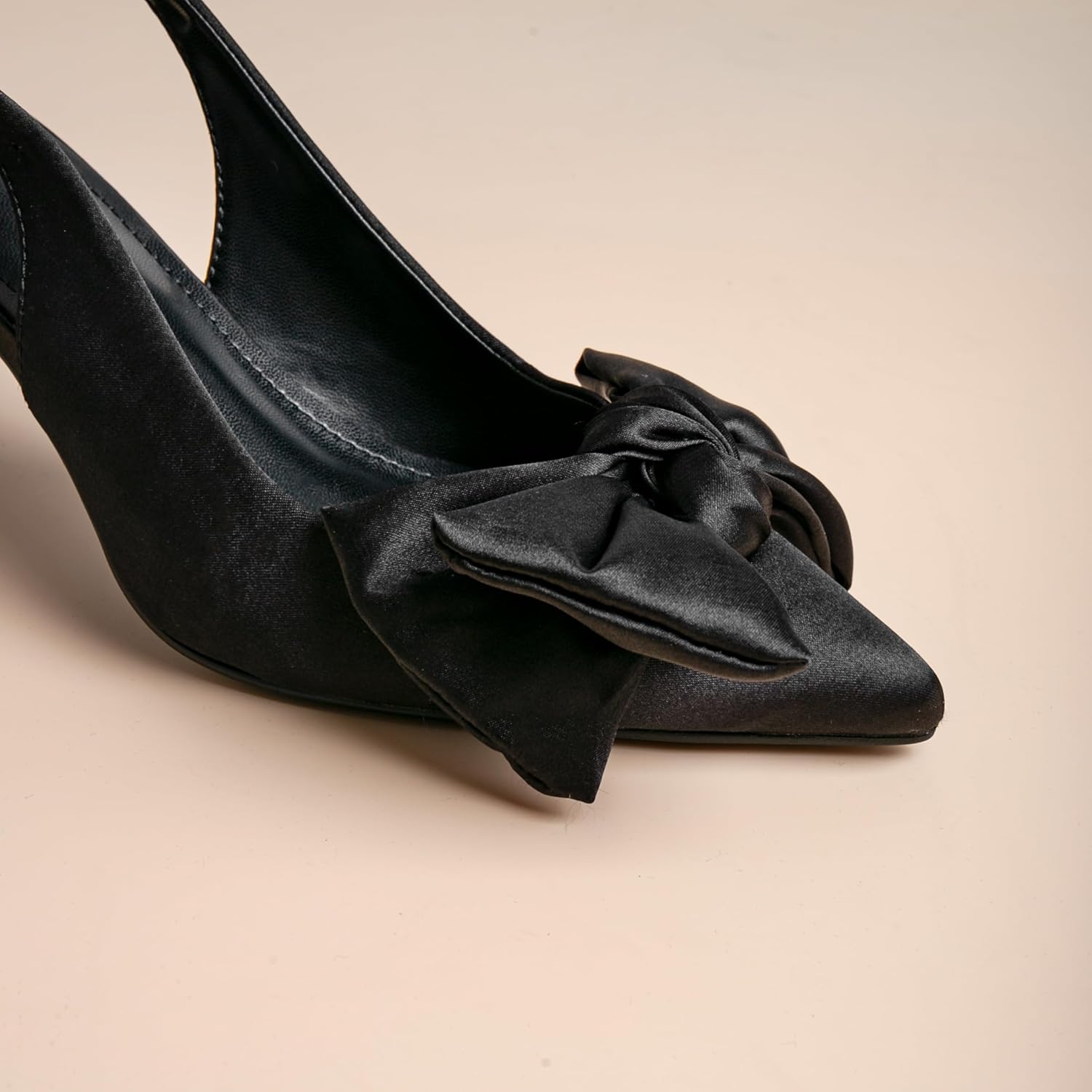 Closed Pointed Toe Slingback Kitten Heels with 2 Inch Heels Comfortable Dressy Pump Shoes - Image 3