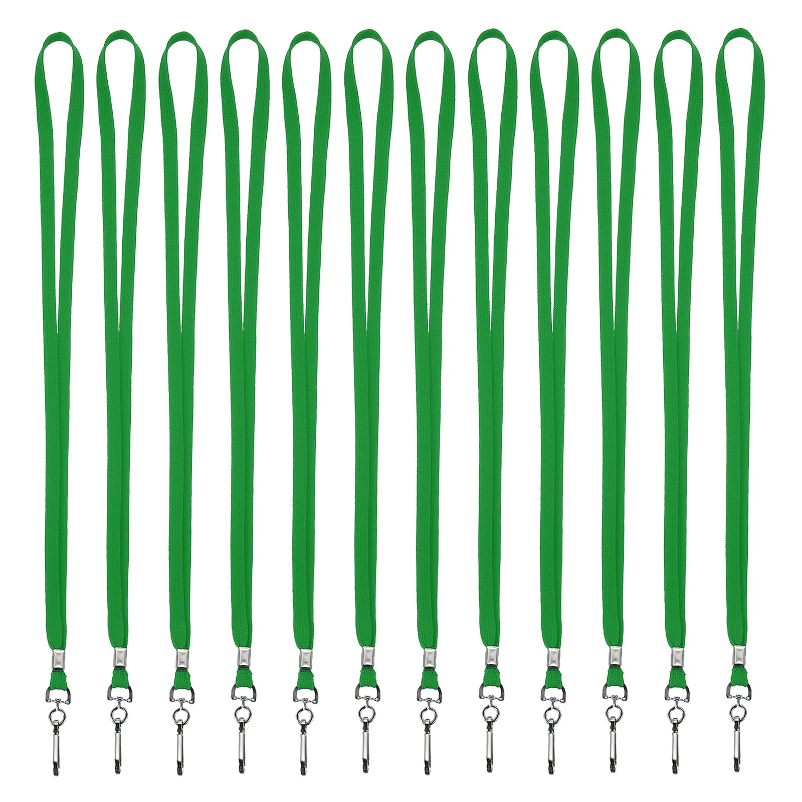 PATIKIL Neck Lanyards, 100 Pack Neck Lanyards Bulk Long Strap with Swivel Hook Clip for ID Badge Holder Name Tag, Keys