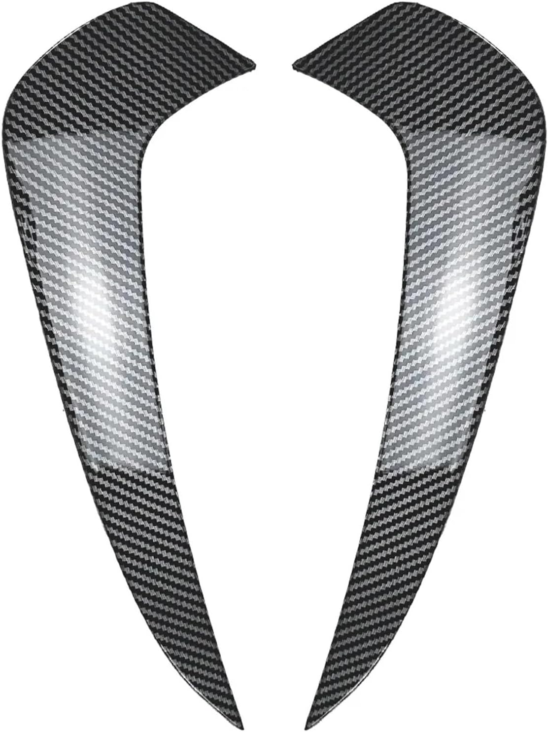 Car Rear Bumper Splitter Side Spoiler Air Vent Wind Knife Body Kits Compatible with Benz GLC Coupe C254 GLC260 300 2023 2024(Glossy Black)