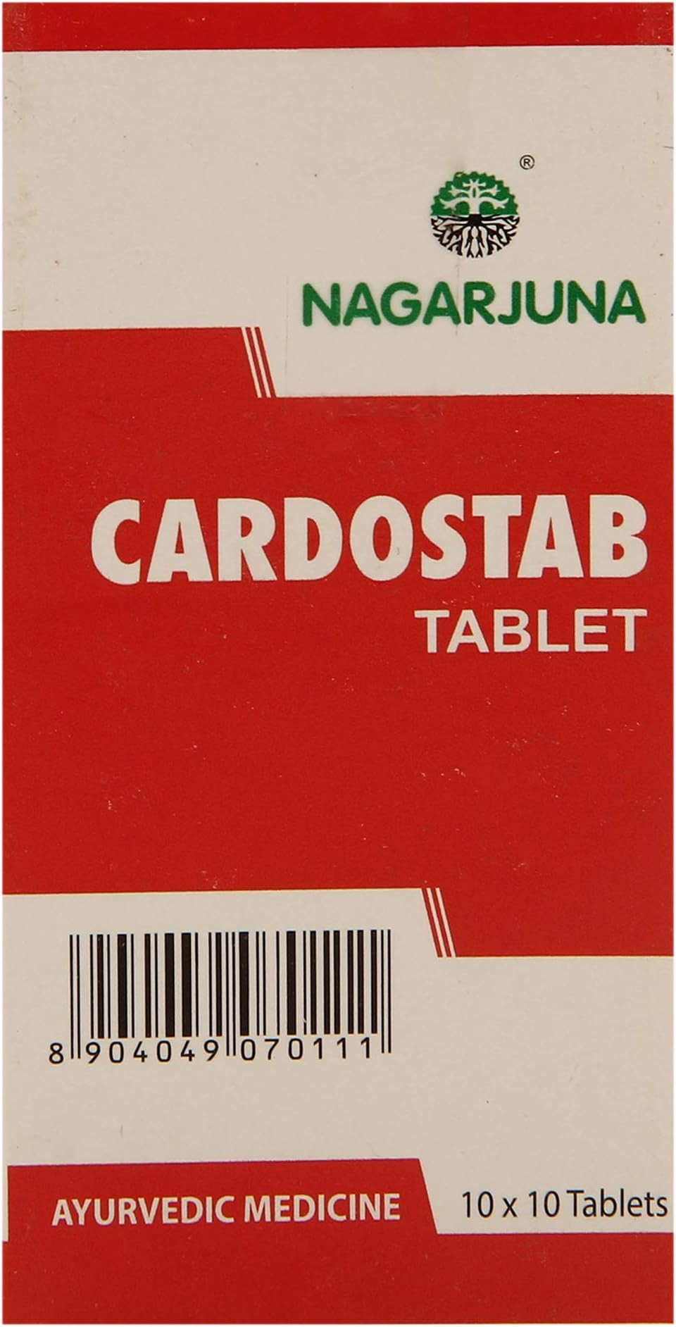 NAGARJUNA Cardostab Tablet -100 Tablets with Free Pachak Methi