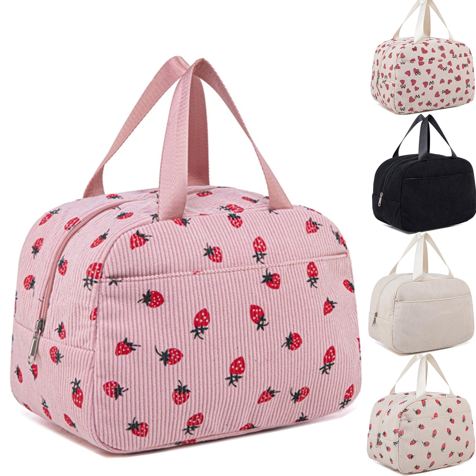 WYSUMMER Lunch Bag Corduroy Insulated Tote Cooler Bag โ image 1