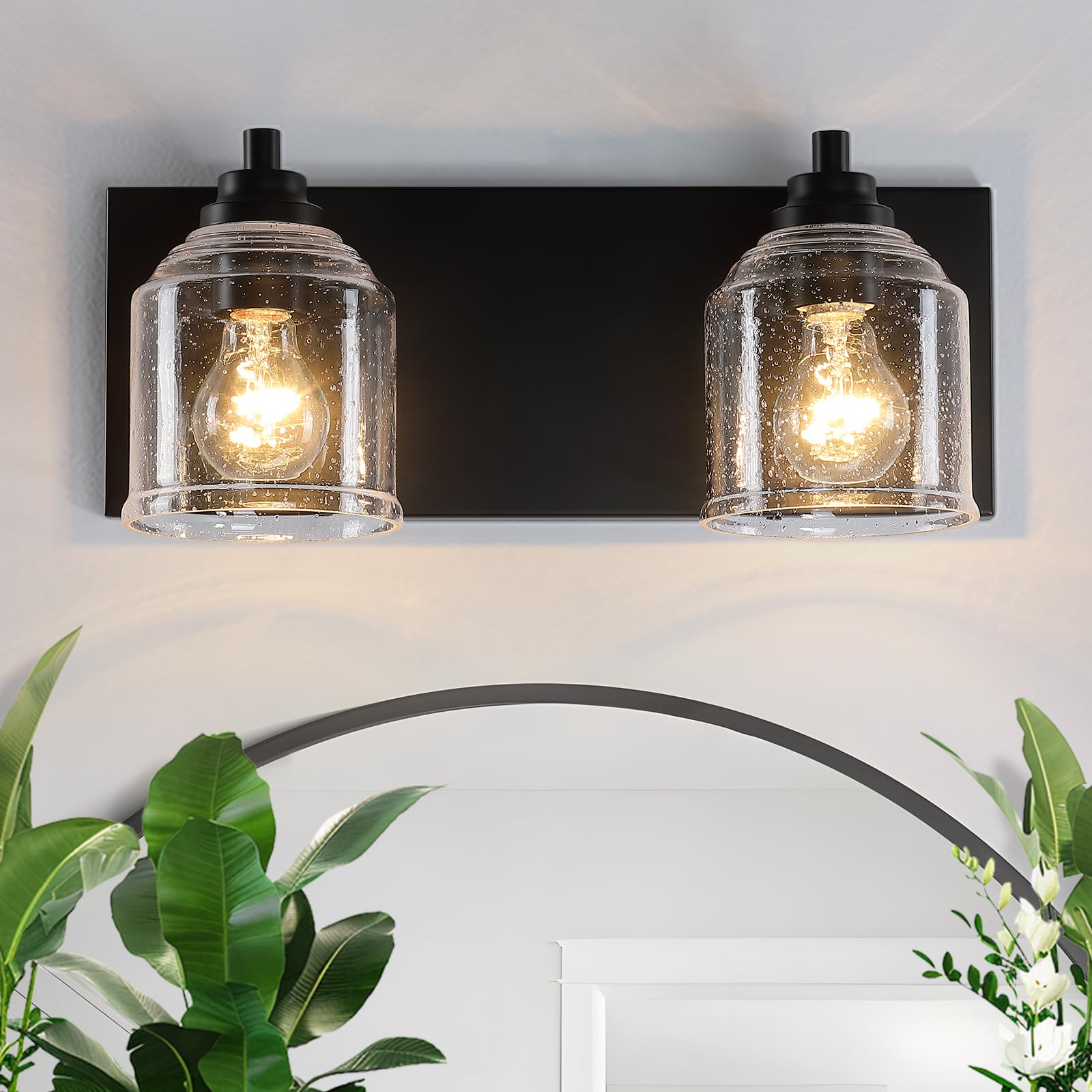Photo 1 of YKLITG 16" 2-Light Farmhouse Vanity Light