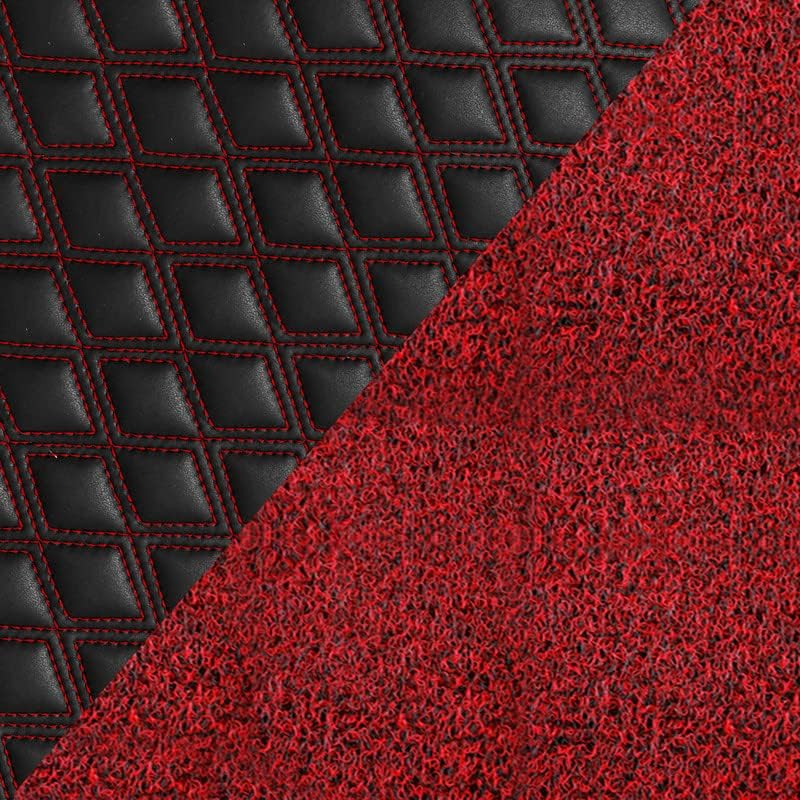 Image of Premium 7D Car Floor Mat for BYD Atto 3 | Black Red