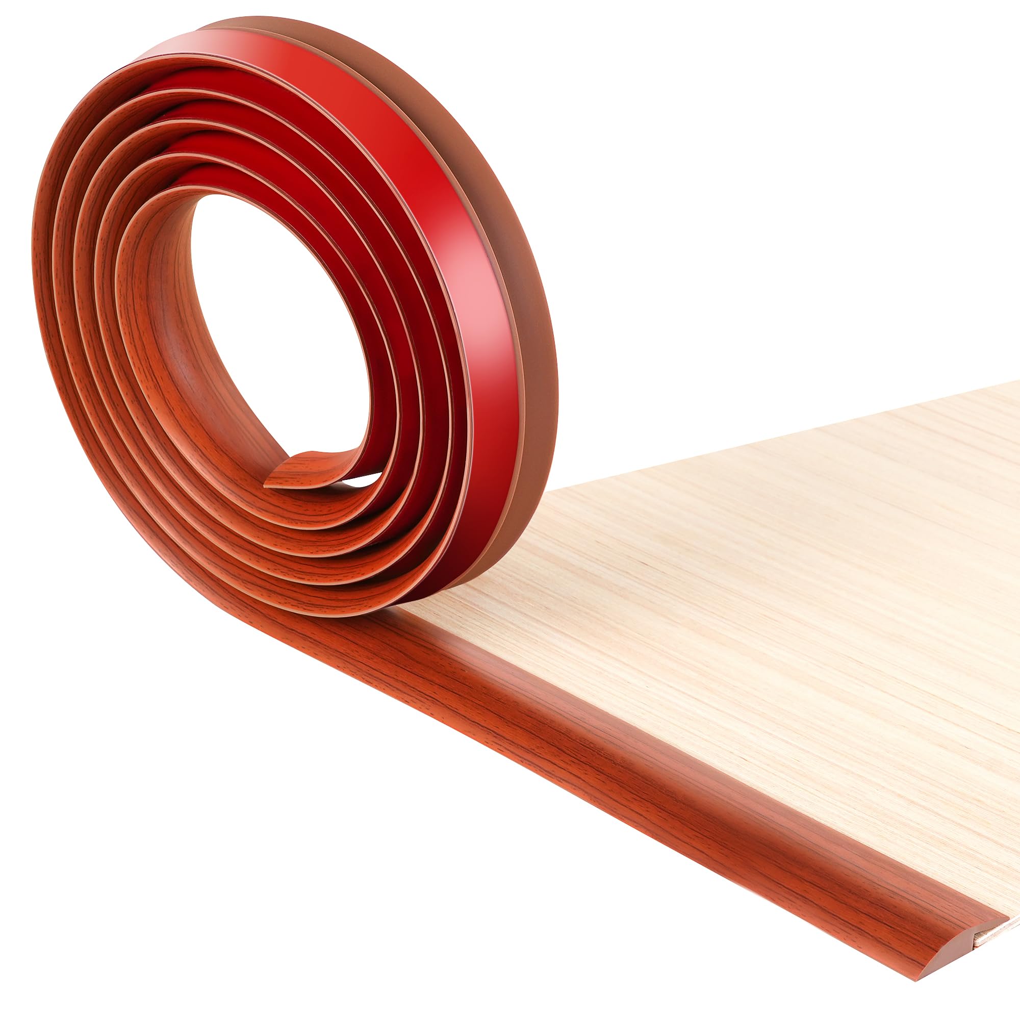 BNELL Floor Transition Strip Self Adhesive-PVC Carpet & Floor Edging Trim Strip,Threshold Transitions Suitable for Threshold Height Less Than 7mm (