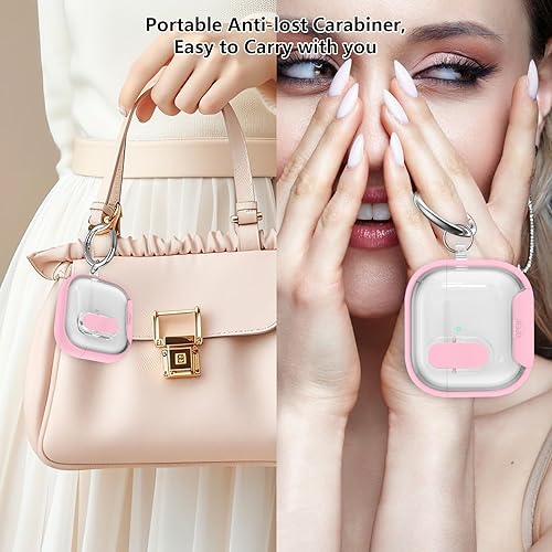 Miniatura 6 de for Airpods 4 Case Clear,Secure Lock for Airpods 4th Generation Case Cover with Phone Stand and Magsafe Function,Auto Pop-up,Hybrid Protection