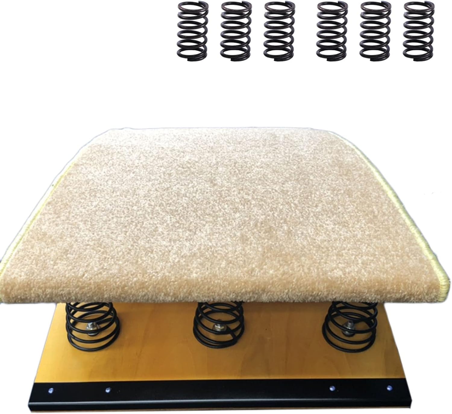 High Jump Gymnastics - Elastic Training Board for Vaults, Somersaults, Kung Fu, Youth & Adult Fitness Equipment, 6 Springs, 60x120cm (23.6"x47.2")