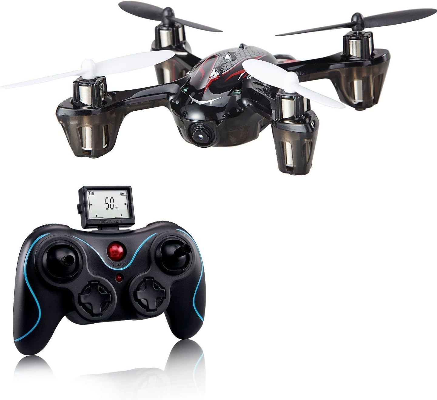 Holy Stone F180C Mini RC Quadcopter Drone with Camera 2.4GHz 6-Axis Gyro Bonus Battery and 8 Blades