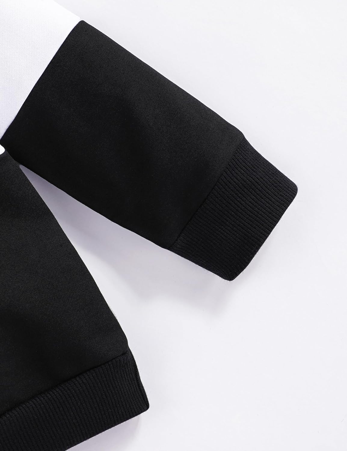 Fuermos Toddler Boy Clothes Color Blocking Hooded Sweatshirts Pants Set Toddler Boy Fall Winter Outfits 18M-6Y - Image 6