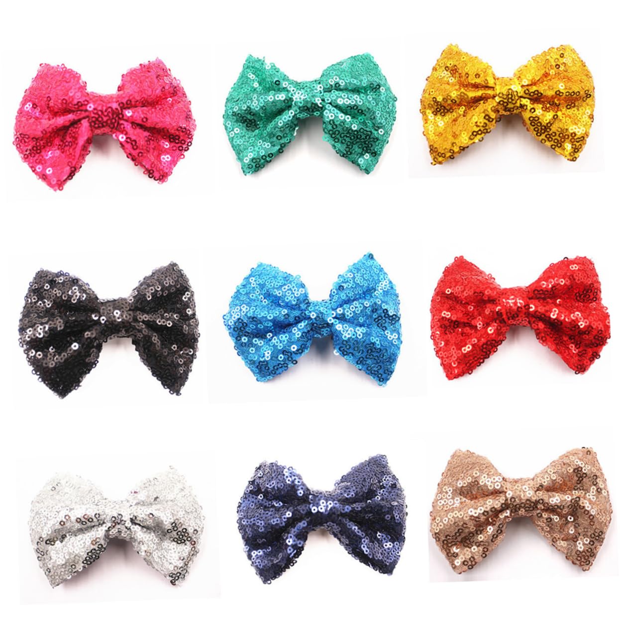 15pcs Hair Bow Barrettes Sequin Hairpin for Girls Hairpin Accessories Boys and Girls Stylish