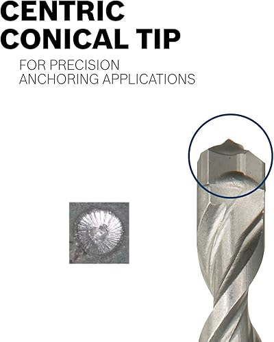 Miniatura 6 de BOSCH Broca de martillo rotativo SDS-plus Bulldog Xtreme HCFC2081 de 12 pulgadas x 6 pulgadas