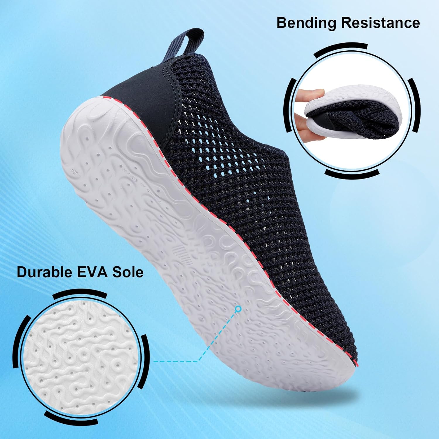 XIHALOOK Water Shoes for Women Men Quick Dry Lightweight Aqua Barefoot for Beach Swim Pool Surf Yoga Sports - Image 6