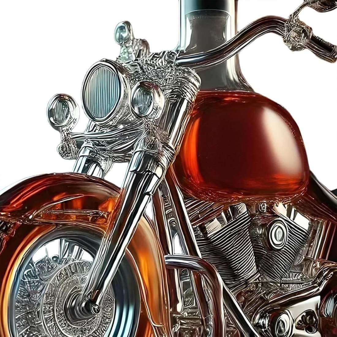 Wezalget Weindekanter Motorrad-Design - Whisky Karaffe Mit Belüfter
