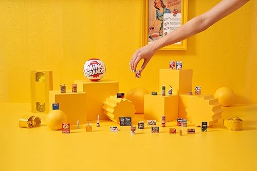 Miniatura 7 de Mini Brands Paquete de 2 Cápsulas Retro con más de 60 Mini's Misteriosos para Coleccionar, Licencias Reales, Coleccionables Raros, Paquete Ciego,