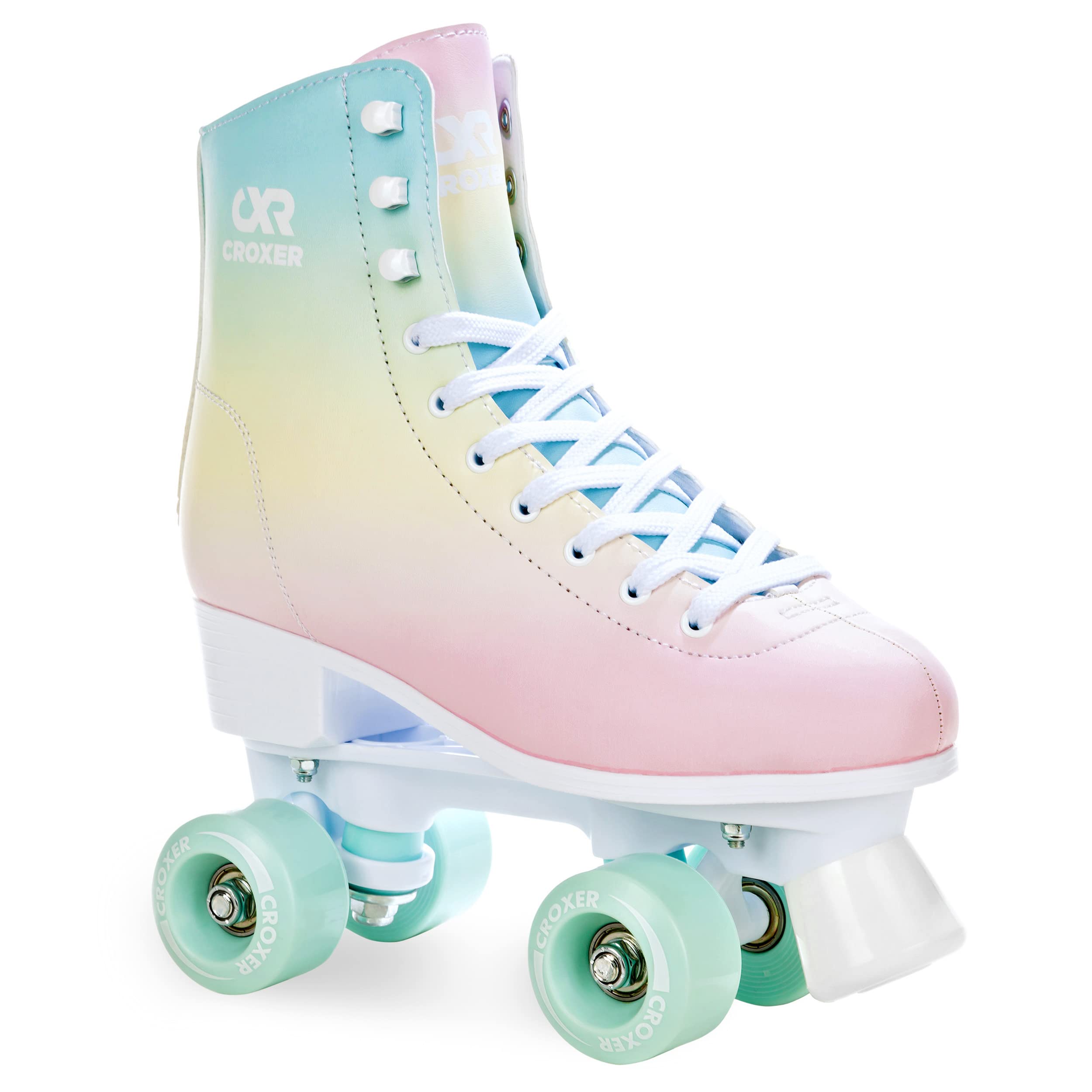 Patines de Ruedas Lea Verde y Rosa