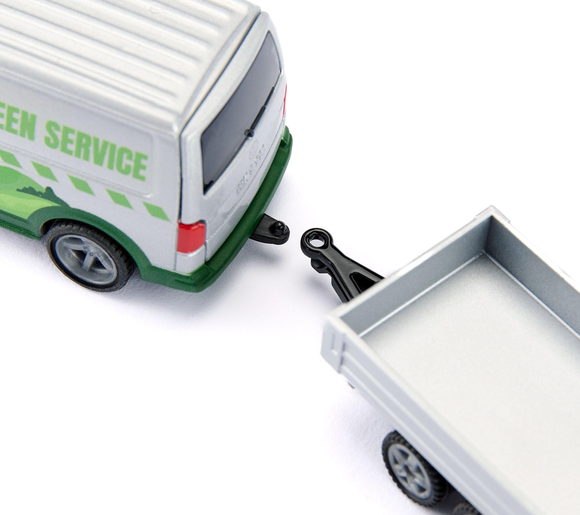 Siku VW T6 z traktorem ogrodowym