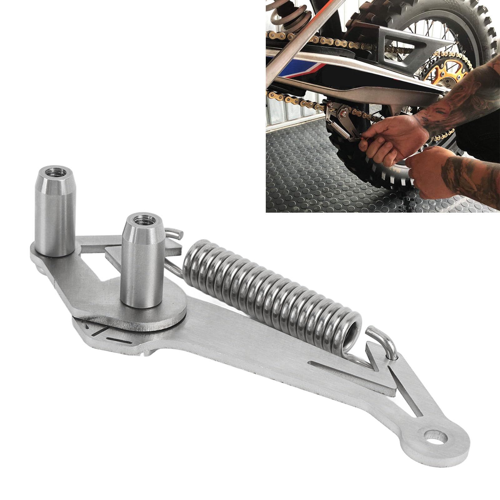 LICAEVEY Regulator Napinacza Łańcucha Motocyklowego, Metalowe Precyzyjne