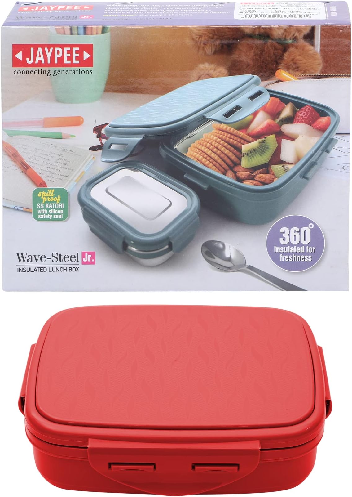 Buy Nayasa Nutri Kids Insulated Lunch Box with 1 Inner Stainless Steel