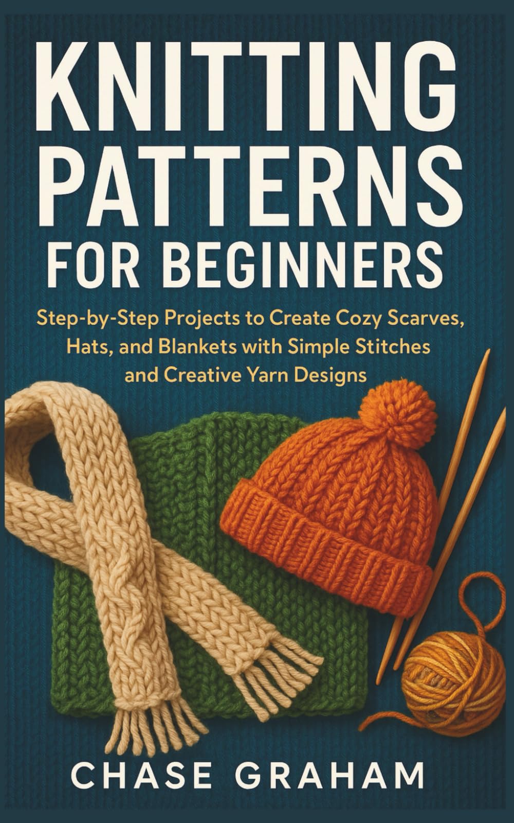 KNITTING PATTERNS FOR BEGINNERS: Step-by-Step Projects to Create Cozy Scarves, Hats, and Blankets with Simple Stitches and Creative Yarn Designs