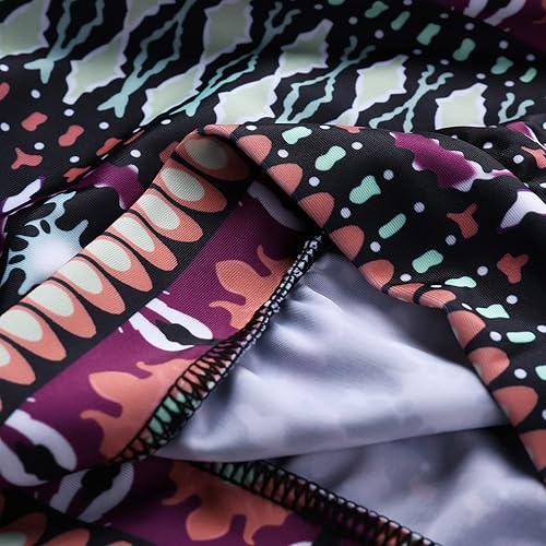 Miniatura 6 de KEERADS Traje de baño tankini de dos piezas para mujer traje de baño modesto con parte inferior de bikini