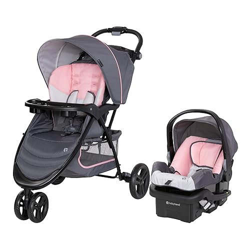 Baby Trend EZ Ride - Sistema de viaje con asiento de automóvil EZ-Lift, tablero rosa
