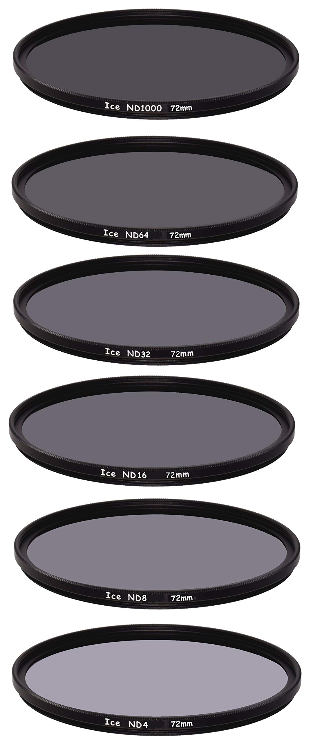 Ice 72?mmフィルタニュートラル密度ND 8?nd8?72?3?Stop光学ガラス Amazon | ICE 72mm Grad ND セット リバース ハード ソフト ND8