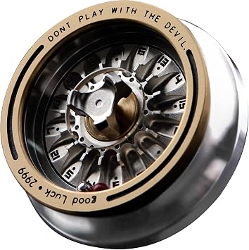 HAMMERSMITH Carnival Pocket Roulette - Adult Stress Relief Fidget Spinner, Premium EDC Toy Black Characters Edition