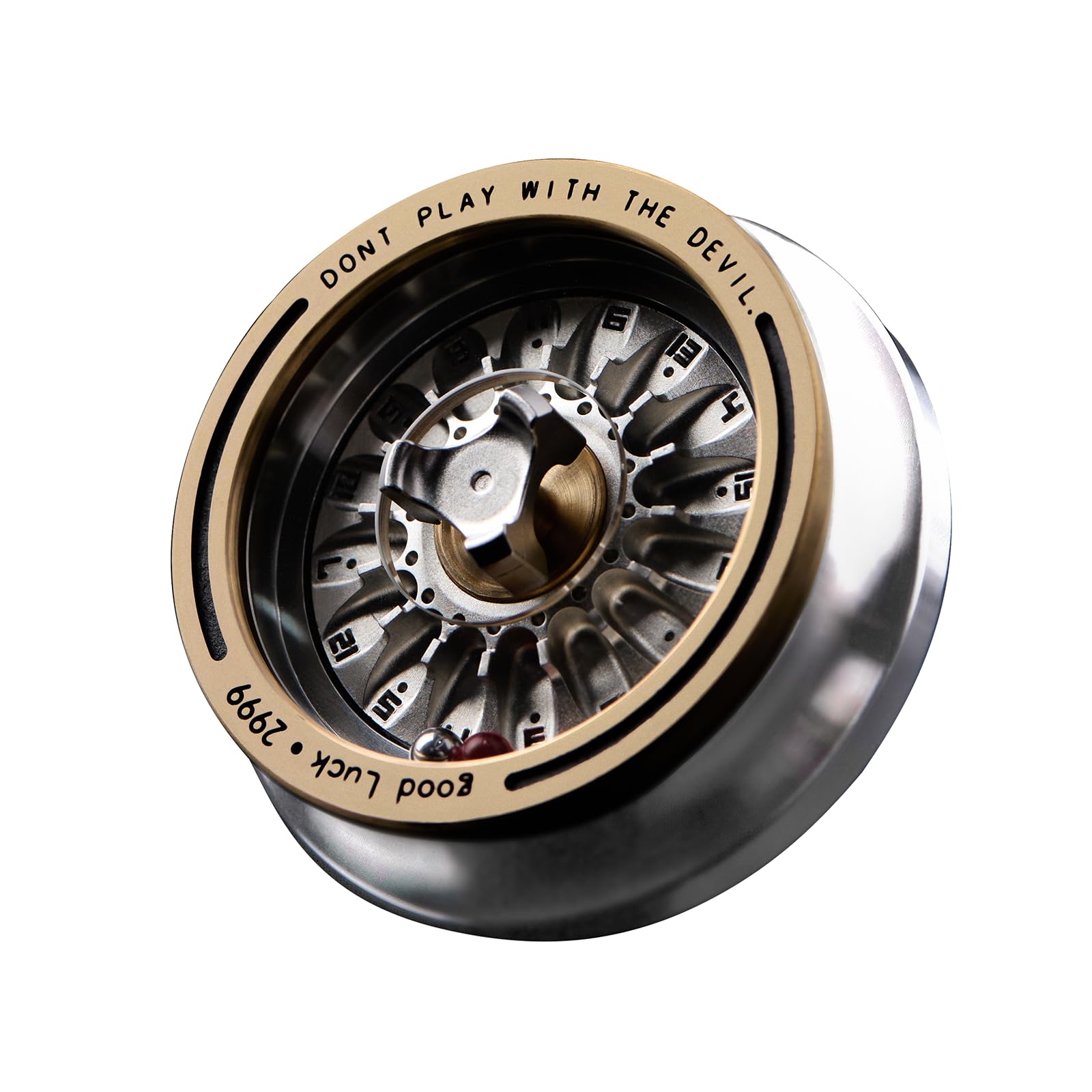 HAMMERSMITH Carnival Pocket Roulette - Adult Stress Relief Fidget Spinner, Premium EDC Toy (Black Characters)