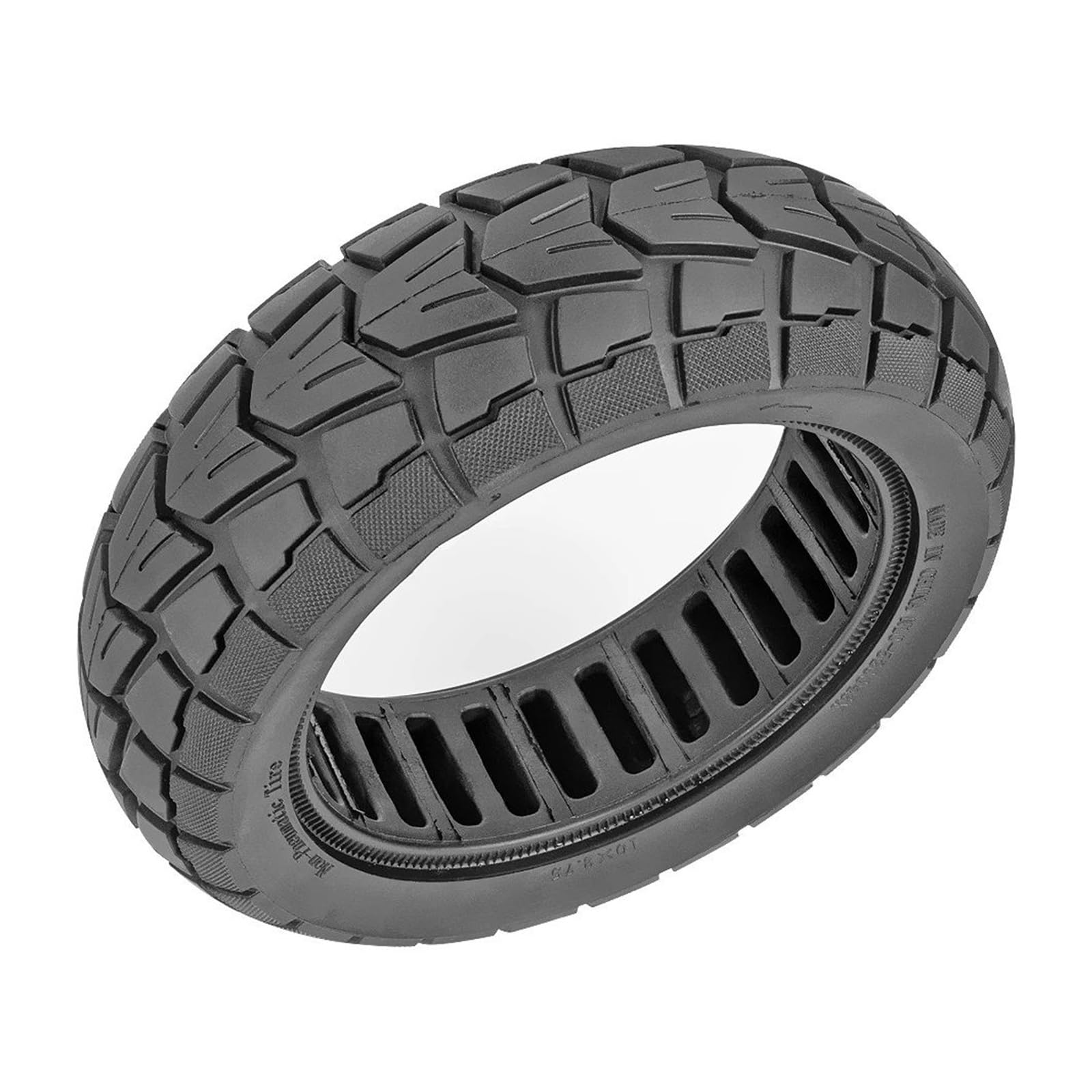 Neumático sólido for patinete eléctrico KuGoo, G-Booster G2 Pro de 10 pulgadas, con diseño panal, 85/65-6,5, x 2,75 rueda de scooter de goma maciza