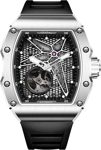 OLTO-8 V1-1300-S03 Reef Automatic Watch for Men 316L Stainless Steel case Material Clasp Type pin Buckle, Strap Length 120mm*80mm, Strap Width 24 mm Best for Men and Boys
