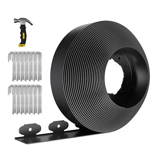 66FT Landscape Edging 4 in Tall with 70 Spikes, Garden