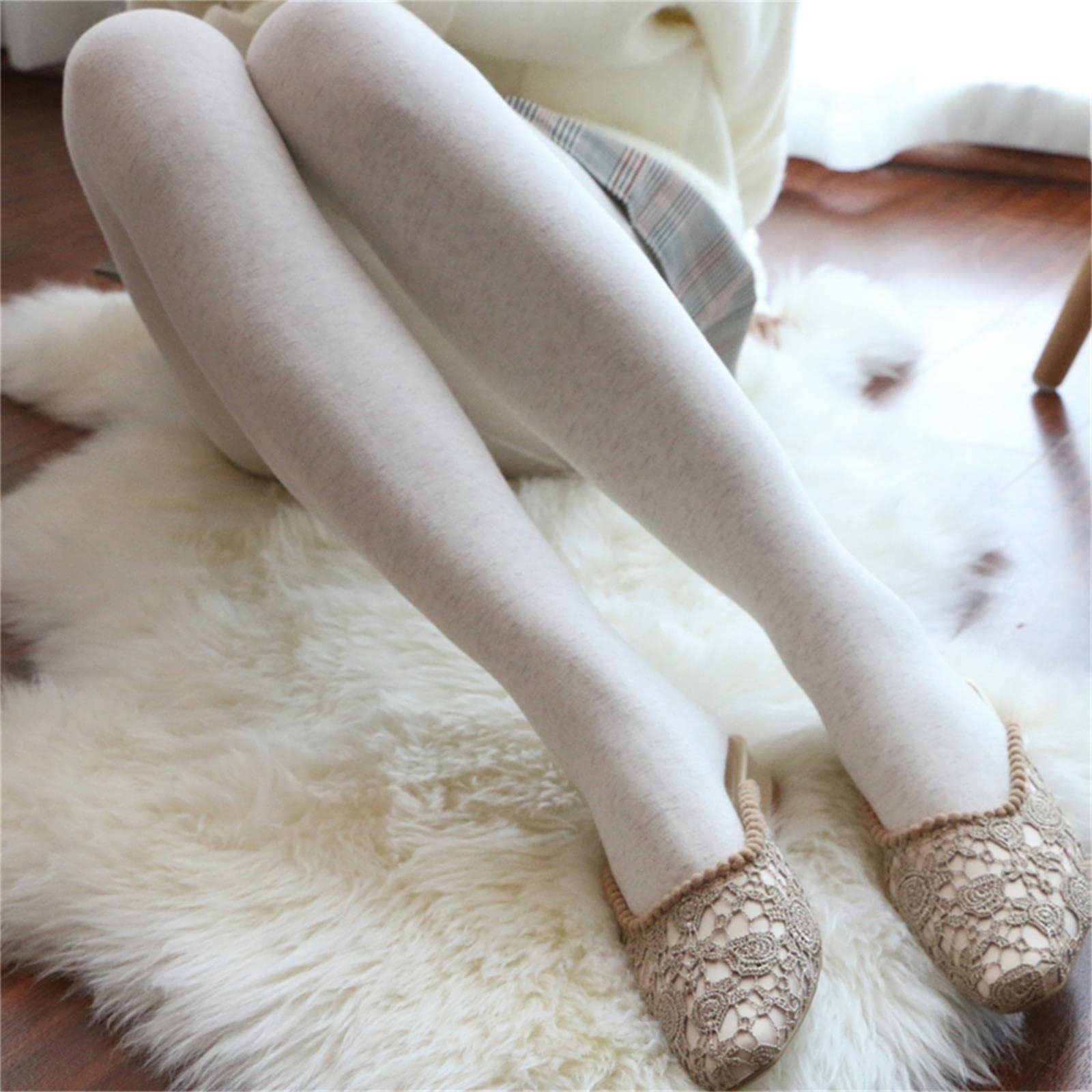 Collant da Donna Campioni Cattone Cattone Inverno Donna Autunglia Autunglia Inverno Colle Coldi Fulle Femma Spessa Colore Puro