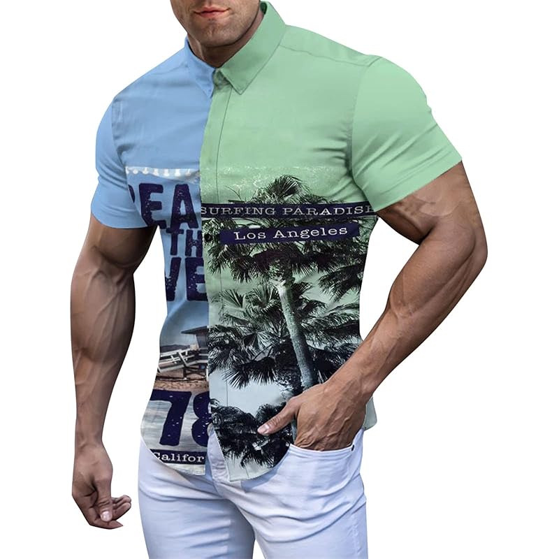 パネル Vigerkar シャツ メンズ 半袖 カジュアル トップス メンズ 夏 半袖 白 ワイシャツ メンズ 半袖 ビジネス Yシャツ メンズ 半袖 カジュアル 黒 カジュアルシャツ メンズ 大きいサイズ 半袖 プリントシャツ オシャレ Hanagrocare Com