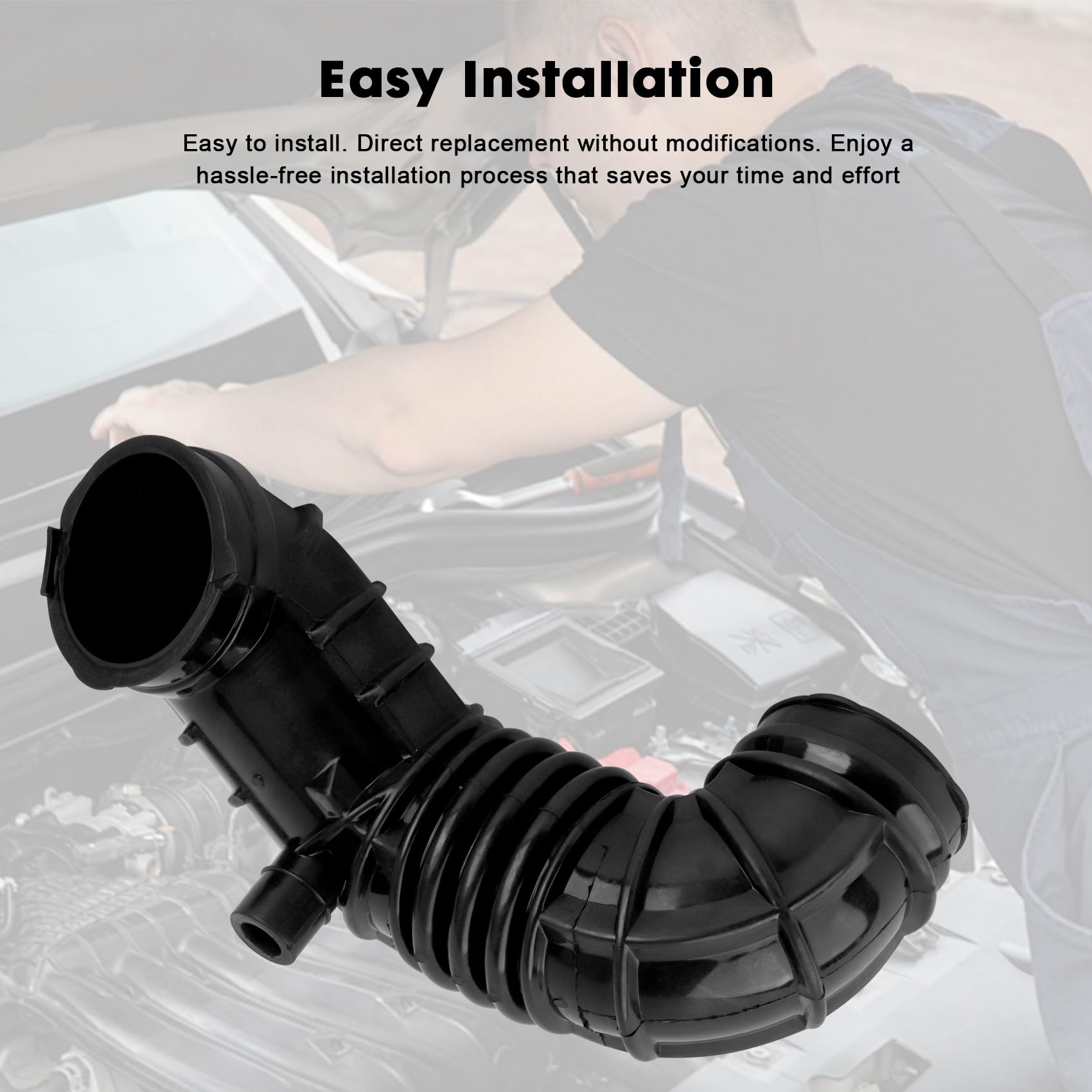 Tubo di aspirazione 13721477839 compatibile con Mini R50 2001-2008, Mini R52 Cabrio 2004-2007, alloggiamento filtro aria a corpo farfallato