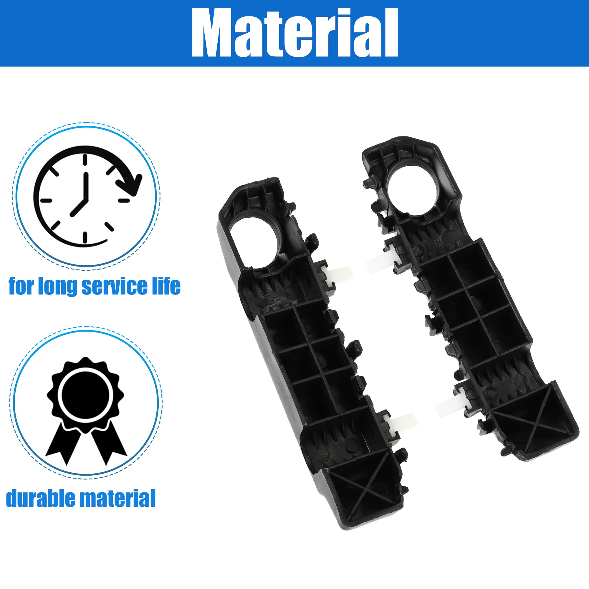 Amazon.com: X AUTOHAUX 1 Pair Left and Right Side Front Bumper 